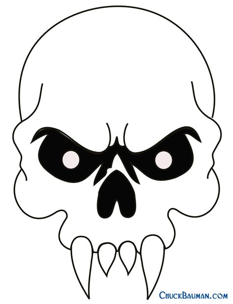 Easy Skull Drawings Skulls Drawing Skull Stencil
