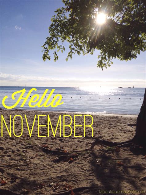 Hello November November Birth Month