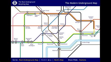 History Of The London Tube Map Youtube