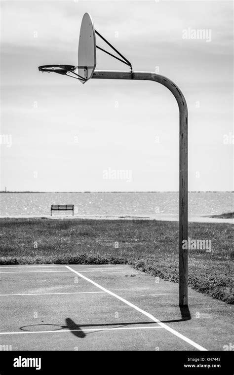 Basketball Court Black And White Stock Photos And Images Alamy
