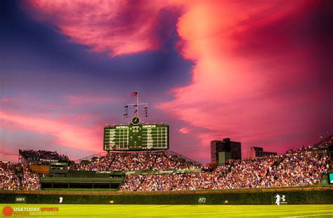 Wrigley Field Sunset Photo Credit Caylor Arnold Wrigley Field