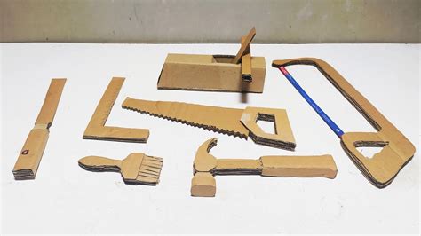 How To Make Woodworking Tools Out Of Cardboard Youtube