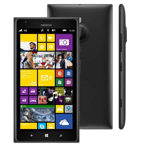 Celular Desbloqueado Nokia Lumia 1520 Preto Com Tela 6 Windows Phone