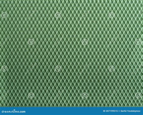 Honeycomb Texture Green Geometric Abstract Background Stock Image