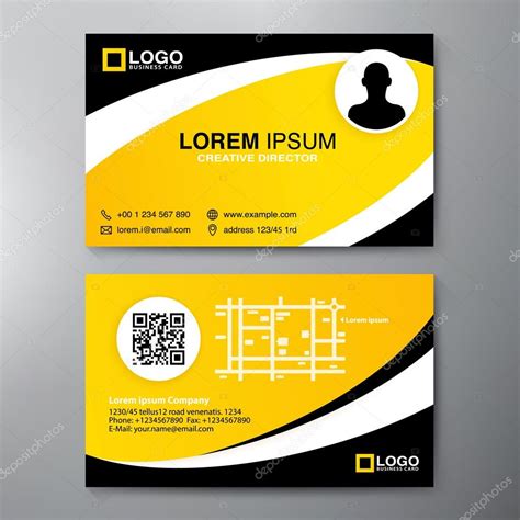 Modern Business Card Design Template Stock Vector By ©woravitworapani