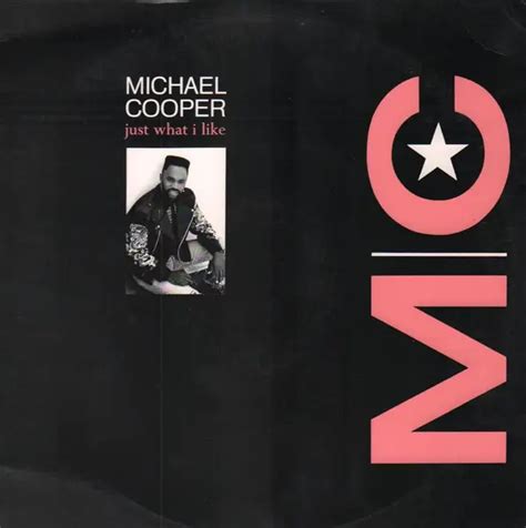 Michael Cooper Just What I Like Vinyl Records Lp Cd On Cdandlp