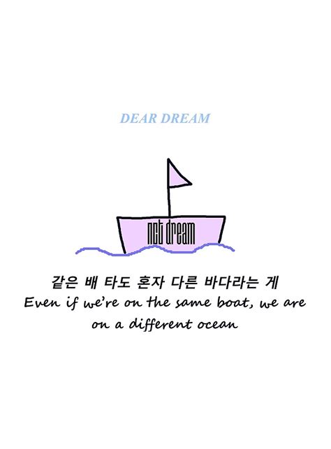 NCT DREAM DEAR DREAM (JISUNG) QUOTE by jkmonie | Redbubble