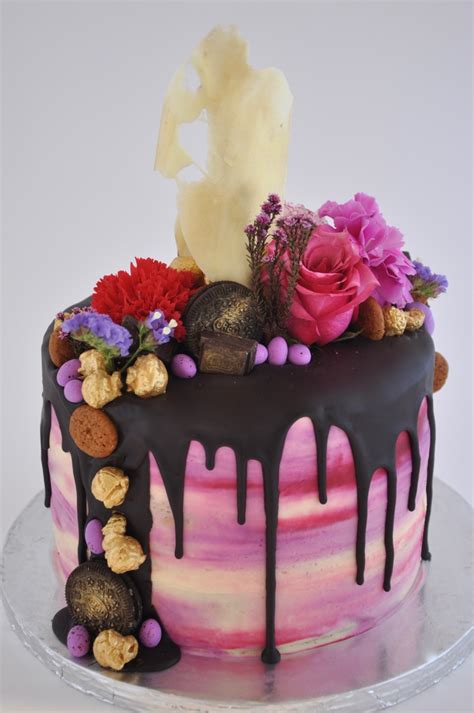 Pink And Chocolate Crazy Cake