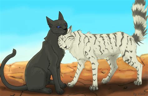 Crowpaw And Feathertail By Vialir On Deviantart Warrior Cats Warrior Cats Art Warrior Cat