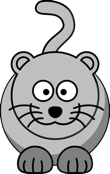 Grey Cat Clip Art At Vector Clip Art Online Royalty Free