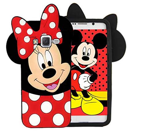 Godric Cute Cartoon Mickey Minni Mouse Girlish Soft Silicone And
