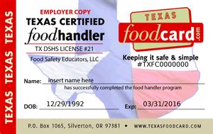 The texas food handlers is the food safety course that is required by all employees and management if they interact with food. Texas Department, Licensing, regulation by SoulComplex on ...