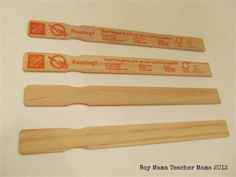 Teacher Mama 7 Uses For Paint Mixing Sticks In The Classroom Boy