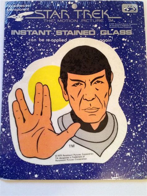1979 Star Trek The Motion Picture Instant Stained Glass Etsy Motion