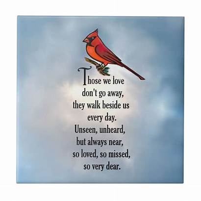 Cardinal Poem Loved Poems Zazzle Ones Heaven