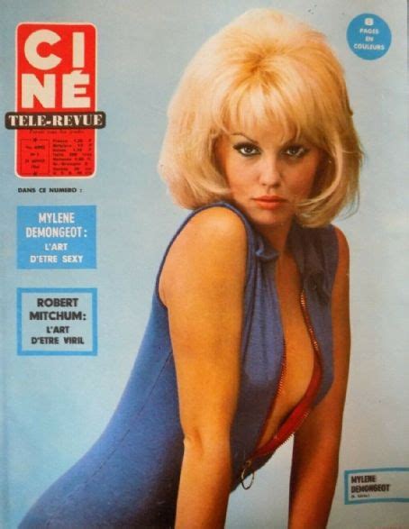 mylène demongeot cine tele revue magazine 20 january 1966 cover photo france