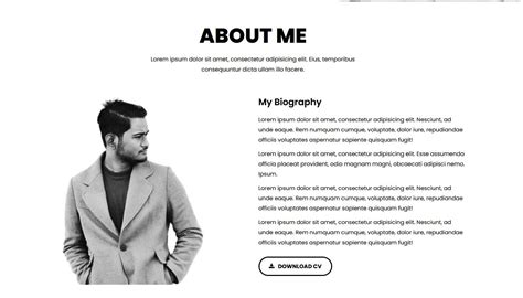 Denzel Personal Portfolio Html Template By Mouritheme Codester