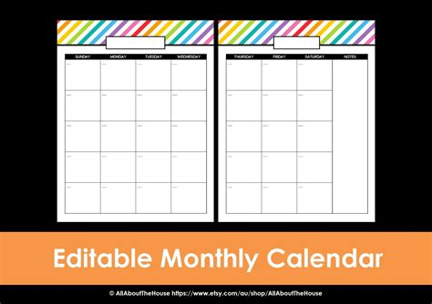 Download 2018 Printable Calendars Printable Calendars 2 Months Long