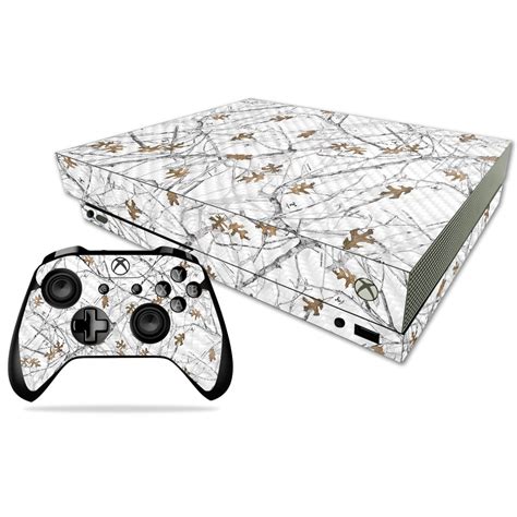 Camo Skin For Microsoft Xbox One X Protective Durable Textured Carbon Fiber Finish Easy To