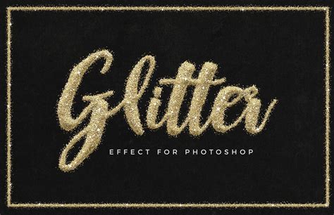 Glitter Text Effect For Photoshop — Medialoot