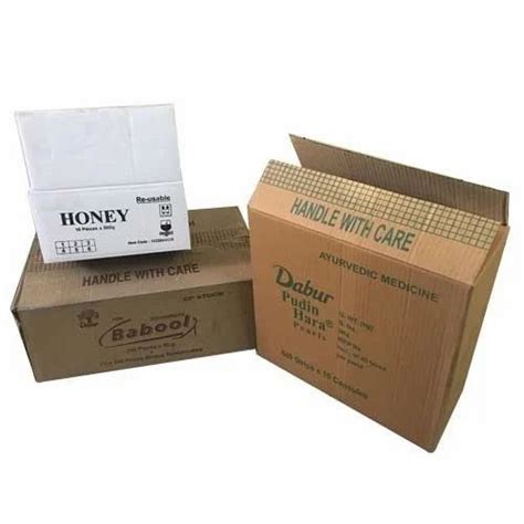 Rectangular Plain Cardboard Packaging Box Weight Holding Capacity Kg
