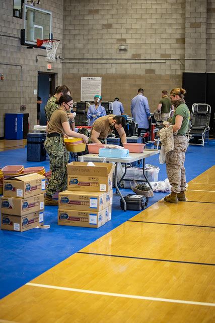 The 13th Marine Expeditionary Unit Hosted A Blood Drive To Support The