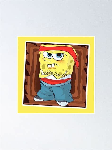 Spongebob Poster By Coolpatterns Redbubble