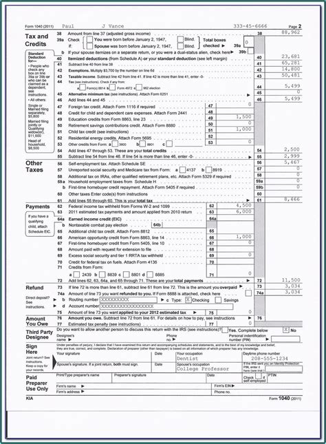 Irs Form 1040ez Printable Printable Forms Free Online