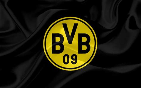 Below the logo is the team name in green italics. Download wallpapers Borussia Dortmund, 4k, logo, BVB ...