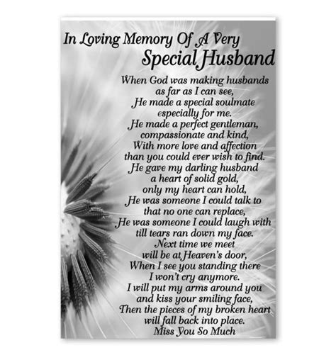 In Loving Memory Of A Very Special Husband Happy Anniversary To My