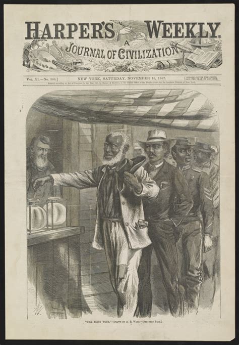 In 1868 Black Suffrage Was On The Ballot National Museum Of American History
