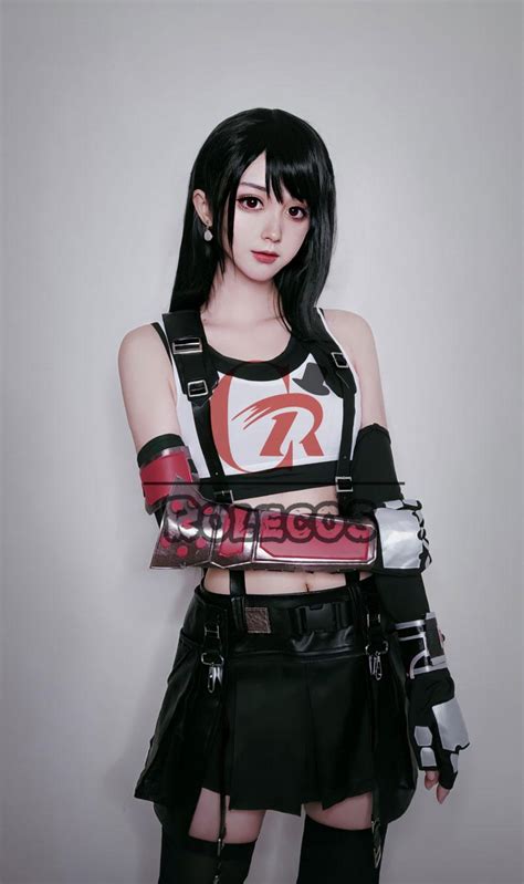 Rolecos Game Final Fantasy Vii Costume Ffvii Ff7 Tifa Cosplay Sexy Blue