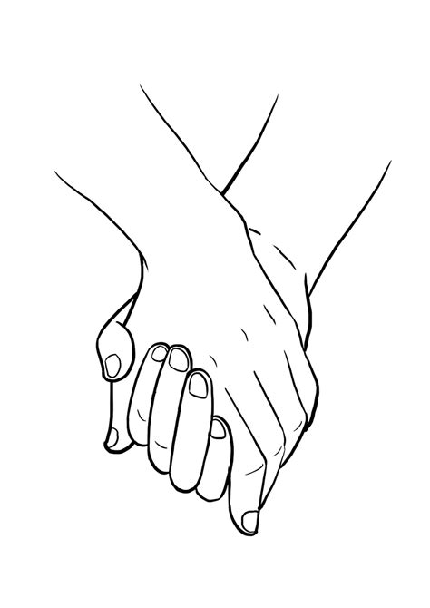 How To Draw Holding Hands Easy Howto Techno