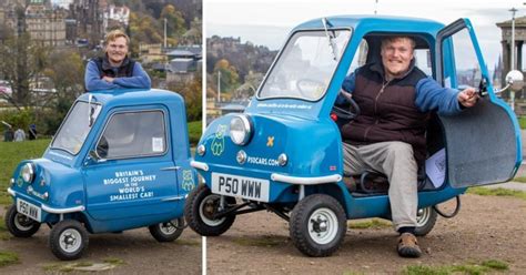 Man Drives Worlds Smallest Car Across Uk At Top Speed 23mph Ustimetoday