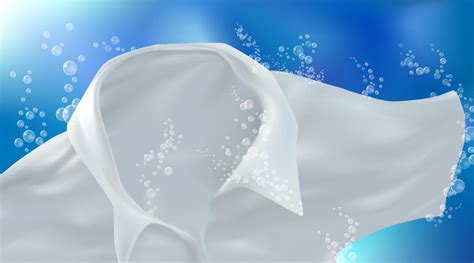 Soak And Wash White Clothes In Detergent Water 2421901 Vector Art At