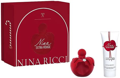 Nina Ricci Nina Extra Rouge Set Eau De Parfum50ml Loción Corporal