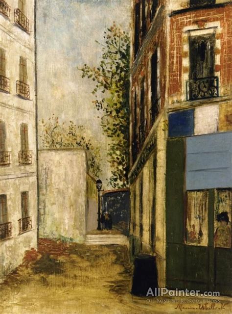 Maurice Utrillo Rue Mont Cenis The Cabaret Of The Beautiful Gabrielle