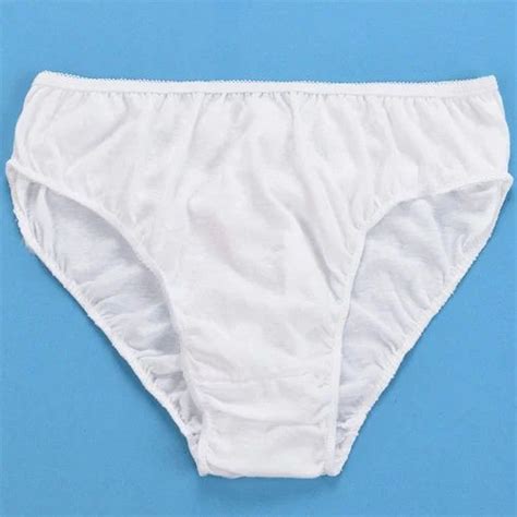 White G String Disposable Spa Panties Rs Piece Dispowear Sterite