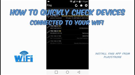How To Quickly Check Devices Connected To Your Wifi Youtube
