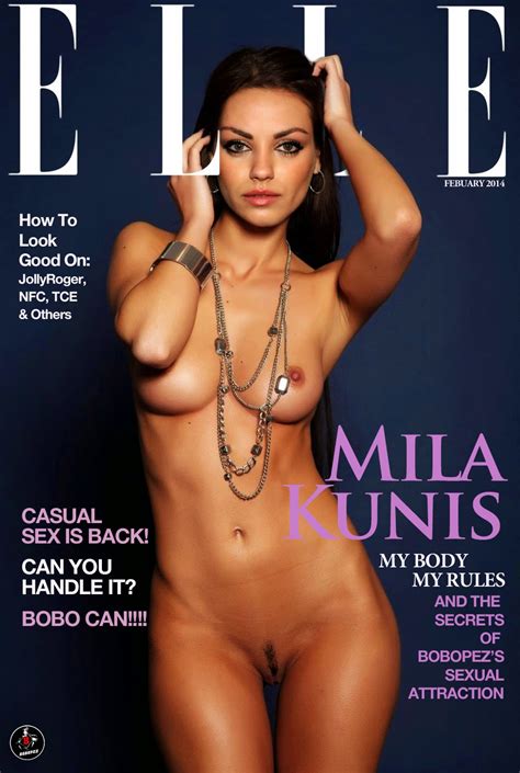 Mila Kunis Nude Magazine Cover G R L