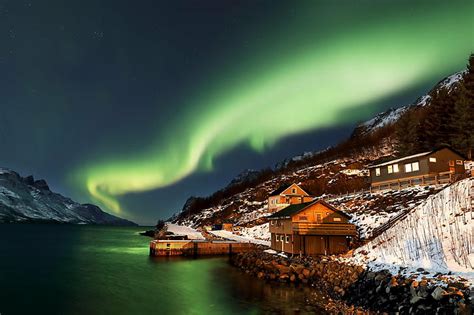 Hd Wallpaper Aurora Borealis Photography Northern Lights Northern
