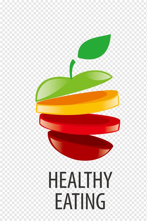 Logo Healthy Diet Eating Food Creative Apple Text Green Apple