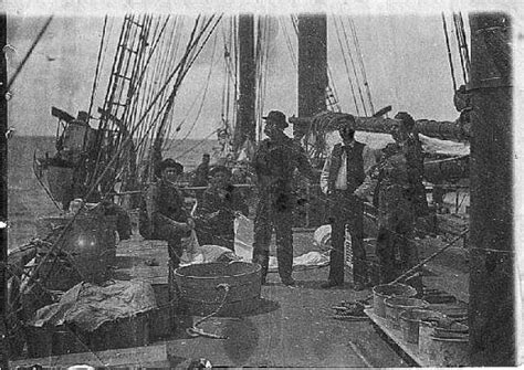 Crew Of A Whaler Abt 1890 Maybe New England Sailing Tall Ships