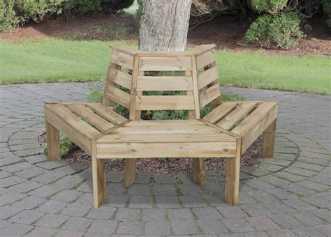 Our Timber Tree Seat Makes A Striking Focal Point The Garden For