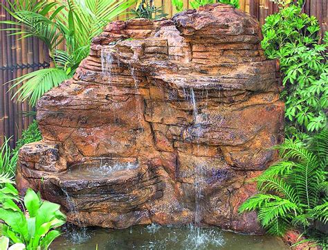 Large Garden Vertical Rock Waterfalls Artificial Backyard