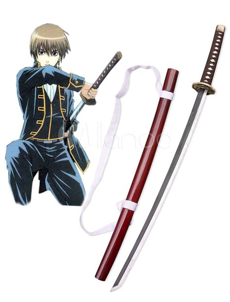 Gintama Okita Sougo Shinsengumi Cosplay Wooden Sword