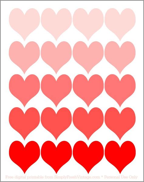 Love One Another Free Printables Heart Printable Valentines