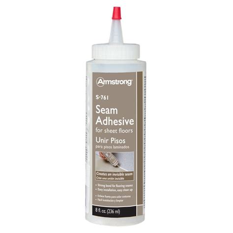 Bonding pvc floor coverings and floor tiles. Armstrong 8 oz. Floor Seam Adhesive-00761123 - The Home Depot