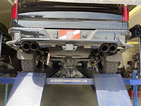 2021 Chevy Silverado 62 Trail Boss Flowmaster True Dual Exhaust With 4