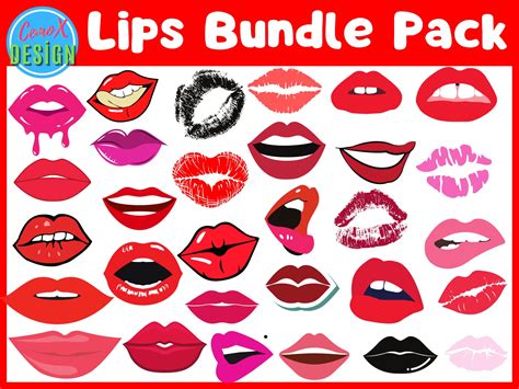 30 lips svg bundle sexy lips png lips print svg etsy in 2022 lips print sexy lips lips